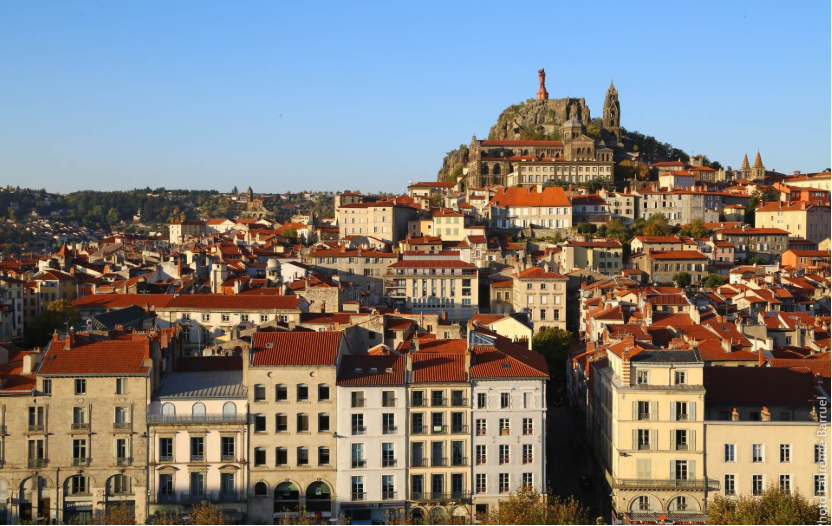 vue de la ville du Puy-en-Velay