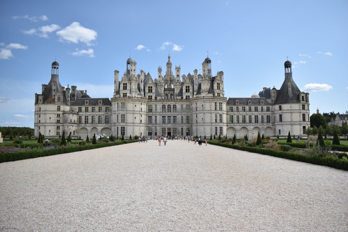 architecture du château de Chambord à proximité de Tours