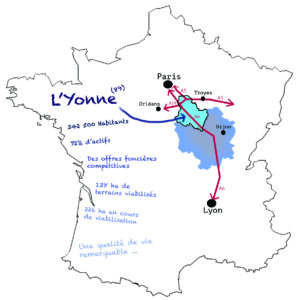 Vivre et travailler dans l'Yonne : une destination à deux pas de Paris