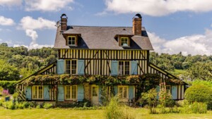 Une maison à colombages, à Honfleur dans le Calvados