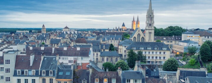 Ville de Caen dans le Calvados
