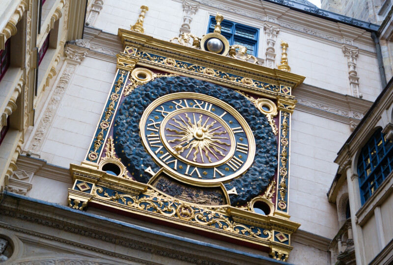 vue du Gros horloge de Rouen