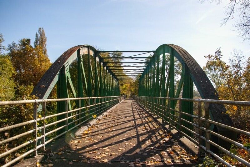 Le pont du Tacot à Migennes.
