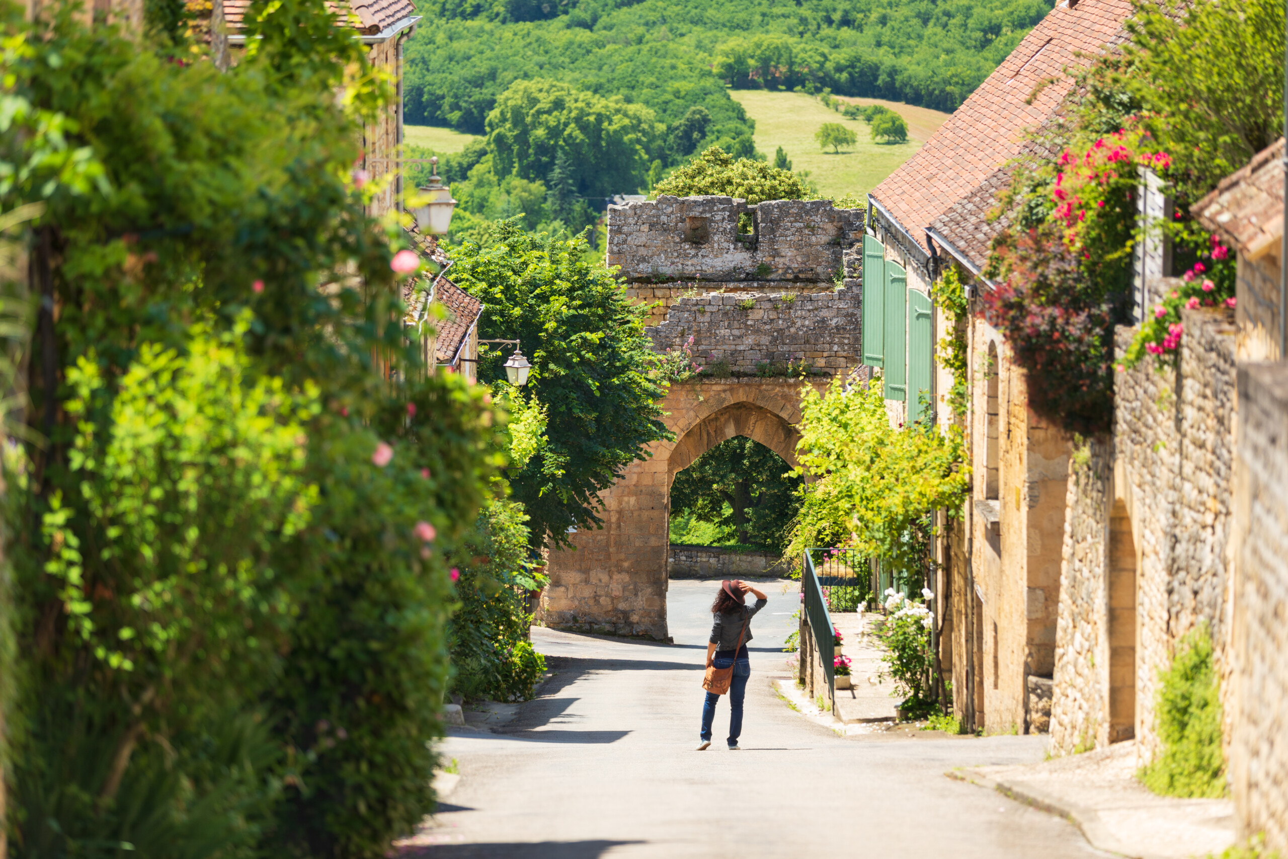 Village de Domme en Dordogne