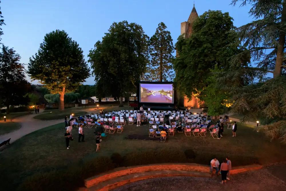 cinéma en plein air à Charolles