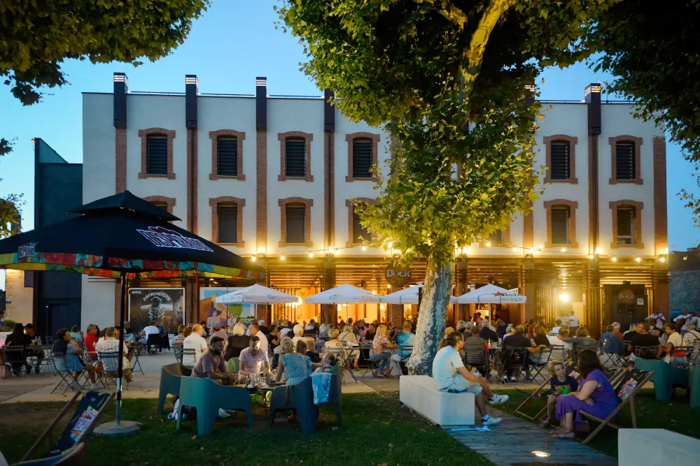 terrasse des Docks à Digoin