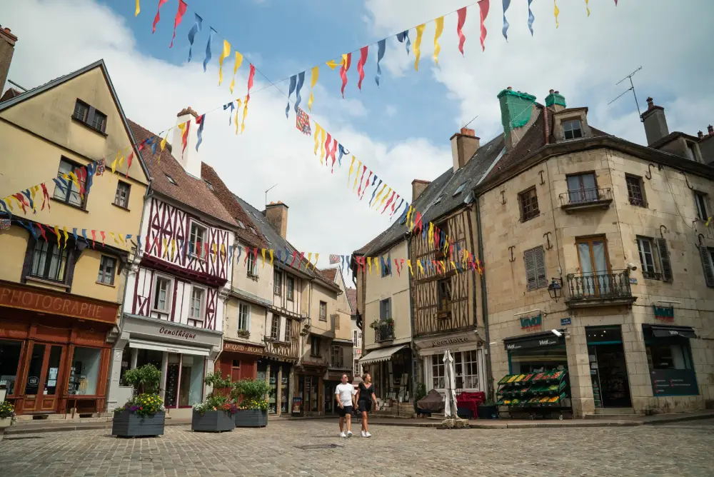 Centre ville de Semur-en-Auxois