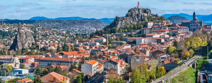 vue générale de la ville du Puy-en-Velay