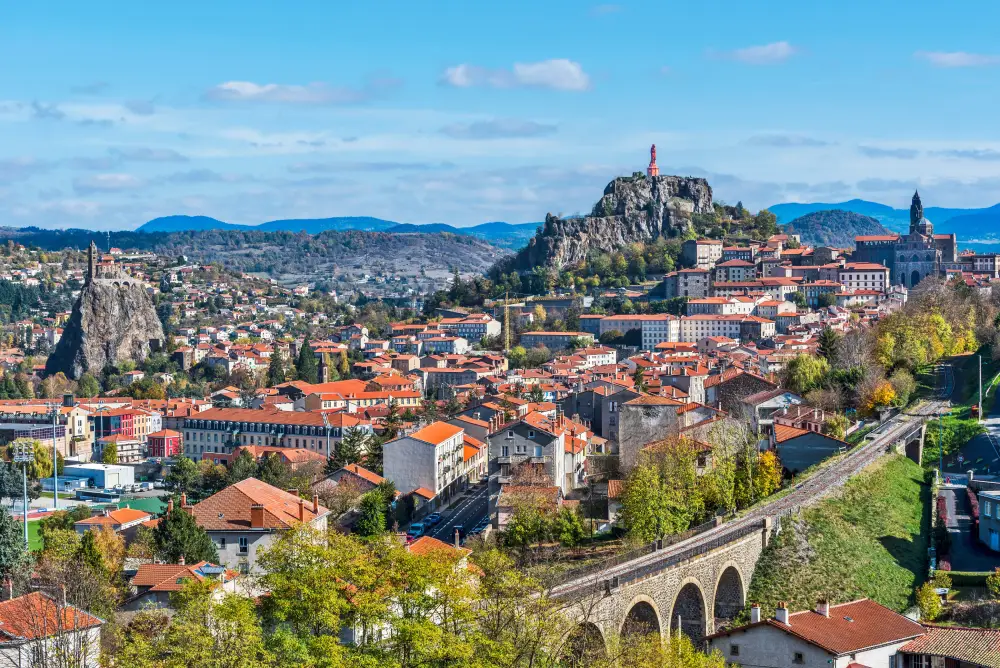 vue générale de la ville du Puy-en-Velay