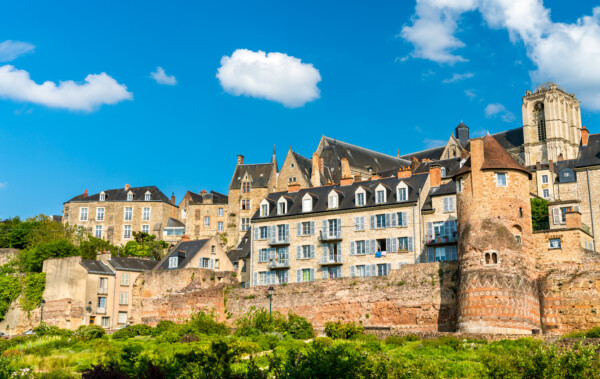 Centre-ville de la ville du Mans